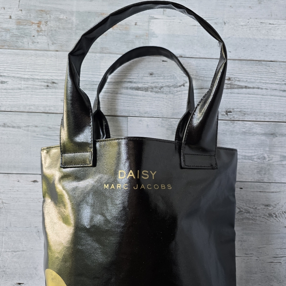 Daisy Marc Jacobs Tote Shoulder Bag Floral Black - Picture 3 of 13